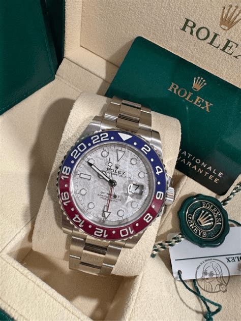 rolex 隕石 面 gmt|rolex 18 ct gold cast.